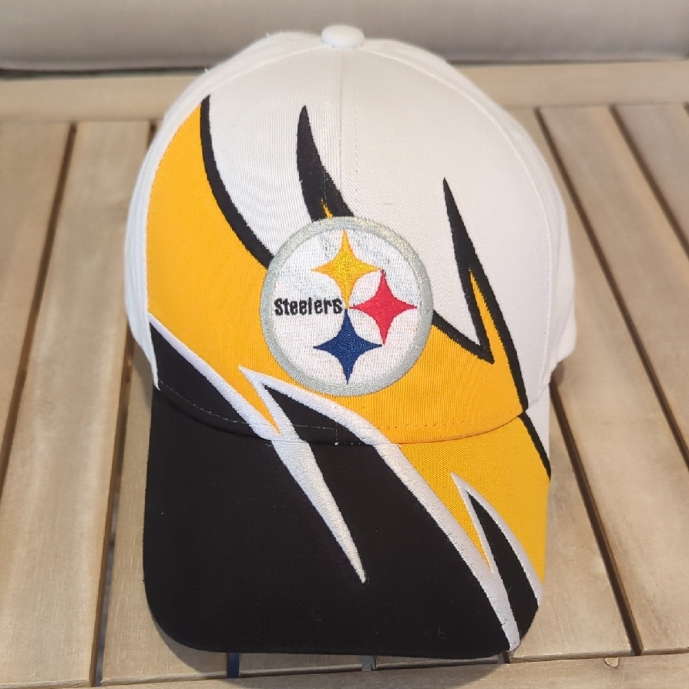 🚨3/$20! NFL Team Apparel Pittsburgh Steelers Adjustable Baseball Hat